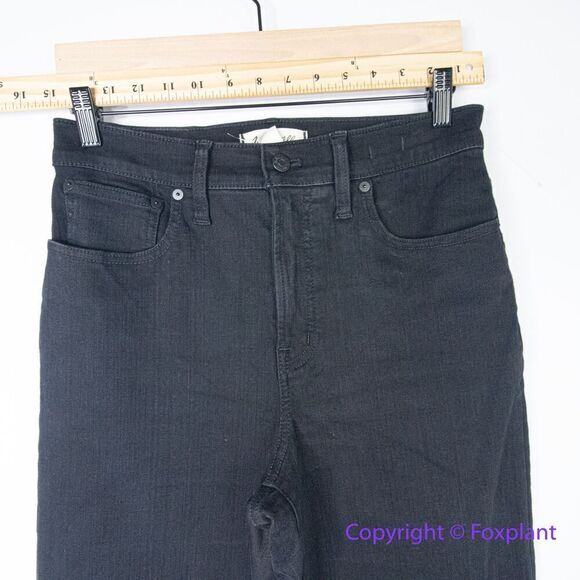 NEW Madewell The Perfect Vintage Wide-Leg Jean in Black Rinse Wash,‎ 28 - Picture 6 of 15